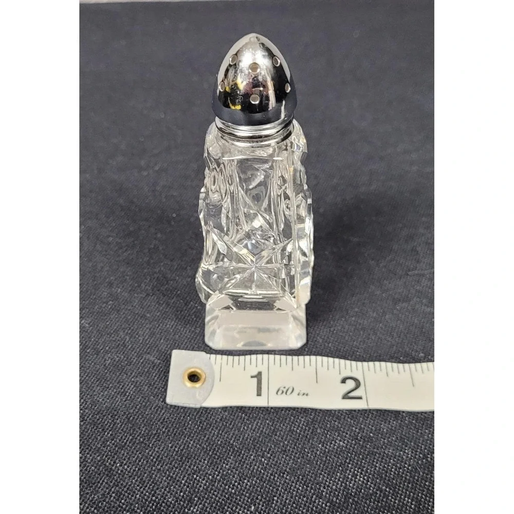 Vintage 1970s Anchor Hocking Clear Glass Salt or Pepper Shaker Replacement